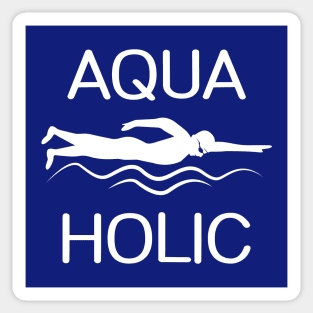 Aquaholic Sticker